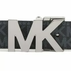 Michael Kors Mens 4-in-1 Signature Canvas Belt Gift Set Box Adml/Pl Blue -Michael Kors store online michael kors 0250 4110065 4