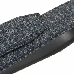 Michael Kors Mens 4-in-1 Signature Canvas Belt Gift Set Box Adml/Pl Blue -Michael Kors store online michael kors 0251 4110065 7