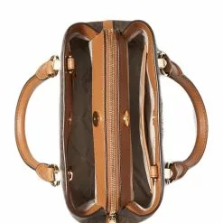 Michael Kors Edith Small Logo Satchel - Brown -Michael Kors store online michael kors 0556 9672836 3