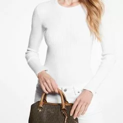 Michael Kors Edith Small Logo Satchel - Brown -Michael Kors store online michael kors 0557 9672836 5