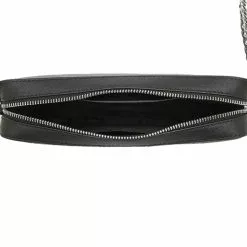 Michael Kors Jet Set Item Crossbody Bag In Signature Black Silver 35F8STTC3B NEW LOGO -Michael Kors store online michael kors 0639 4335116 3