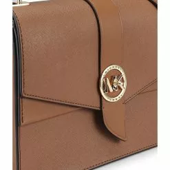 Michael Kors Greenwich Medium Saffiano Leather Satchel Bag (nt) -Michael Kors store online michael kors 0652 5207916 4