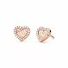 Michael Kors Love Pave and Mother of Pearl Heart Earrings MKC1340A6791 -Michael Kors store online michael kors 0770 3179936 1