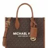 Michael Kors Mirella Small Logo Crossbody - Brown -Michael Kors store online michael kors 1036 9646836 1