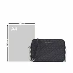 Michael Kors Jet Set Item large women's PVC and leather single shoulder cross body bag small square 35F8GTTC3B -Michael Kors store online michael kors 1158 8000336 5