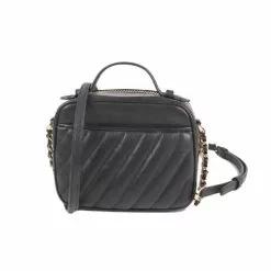 Michael Kors Small Rose Quilted Leather 35F1GXOC5U Top Handle Crossbody Bag In Black -Michael Kors store online michael kors 1325 4870706 4