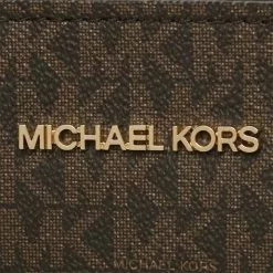 Michael Kors Avril Small Logo Top Zip Satchel 35F1G4VM2B Brown -Michael Kors store online michael kors 1631 6450895 6