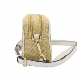 Michael Kors Straw Python Capsule 35T0GWQC1W Kenly Small Camera Crossbody Bag In Optic White -Michael Kors store online michael kors 1742 5394555 3