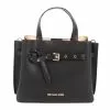 Michael Kors Small Emilia 35F0GU5S5T Satchel Bag In Black -Michael Kors store online michael kors 2101 8046306 1