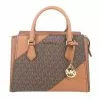 Michael Kors Medium Hope 35S1GWXM2L Satchel Bag In Brown Multi -Michael Kors store online michael kors 2103 8765306 1