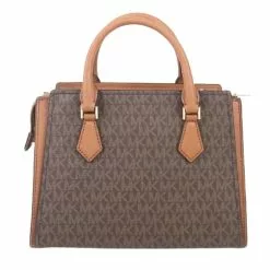 Michael Kors Medium Hope 35S1GWXM2L Satchel Bag In Brown Multi -Michael Kors store online michael kors 2104 8765306 4
