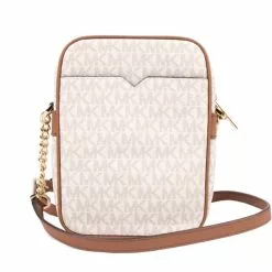 Michael Kors Signature Medium Jet Set Travel 35F1GTVC2B Crossbody Bag In Vanilla -Michael Kors store online michael kors 2216 2274826 4