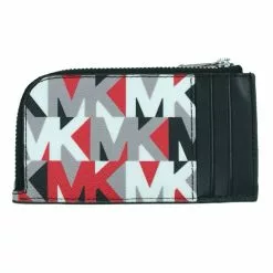 Michael Kors Signature Cooper 36S2LCOE6U Tall Card Case In Crimson Red Multi -Michael Kors store online michael kors 2248 4611426 4