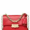 Michael Kors Cece Medium Leather Shoulder Bag - Bright Red -Michael Kors store online michael kors 2307 4373306 1