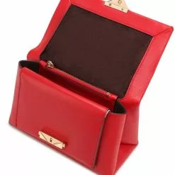 Michael Kors Cece Medium Leather Shoulder Bag - Bright Red -Michael Kors store online michael kors 2307 4373306 4