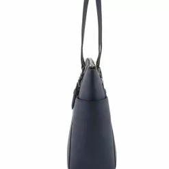 Michael Kors Charlotte Large Top Zip Tote Bag - Navy -Michael Kors store online michael kors 2450 0616606 3