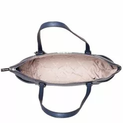 Michael Kors Charlotte Large Top Zip Tote Bag - Navy -Michael Kors store online michael kors 2450 0616606 4