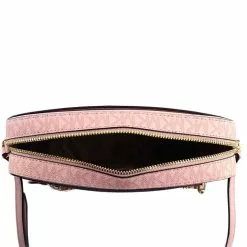 Michael Kors Jet Set Item Signature Large Chain Crossbody Bag - Powder Blush -Michael Kors store online michael kors 2611 7343036 4