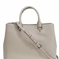 Michael Kors Savannah Large Saffiano Leather Satchel - Cement -Michael Kors store online michael kors 2854 3347936 3