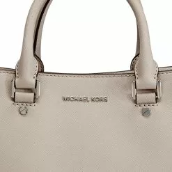 Michael Kors Savannah Large Saffiano Leather Satchel - Cement -Michael Kors store online michael kors 2855 3347936 6