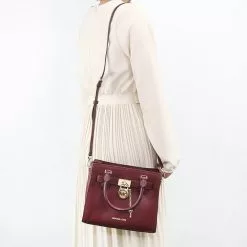 Michael Kors Hamilton Small Satchel - Merlot -Michael Kors store online michael kors 2930 6951816 6