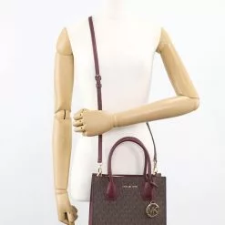 Michael Kors Mercer Medium Messenger Signature Crossbody Bag - Merlot -Michael Kors store online michael kors 2998 5615916 7