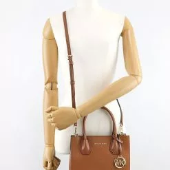 Michael Kors Mercer Medium Messenger Crossbody Bag - Brown -Michael Kors store online michael kors 3006 4895136 7