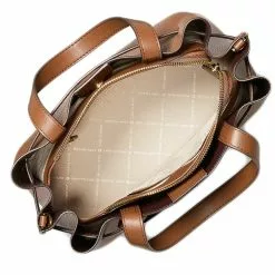 Michael Kors Emilia Large Satchel - Brown -Michael Kors store online michael kors 3045 1194636 3