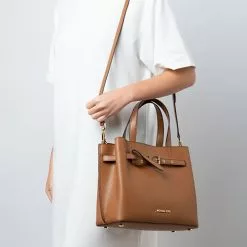 Michael Kors Emilia Large Satchel - Brown -Michael Kors store online michael kors 3045 1194636 5