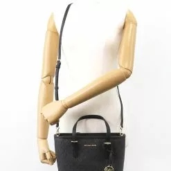 Michael Kors Jet Set Travel Extra-Small Logo Top-Zip Tote Bag - Black -Michael Kors store online michael kors 3054 0294636 7