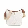 Michael Kors Small Briley 35S1G7BM1B Monogram Messenger Bag In Vanilla