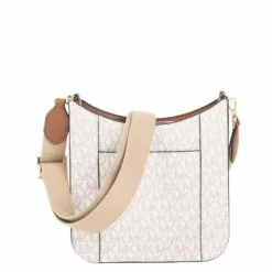 Michael Kors Small Briley 35S1G7BM1B Monogram Messenger Bag In Vanilla -Michael Kors store online michael kors 3956 0617875 4
