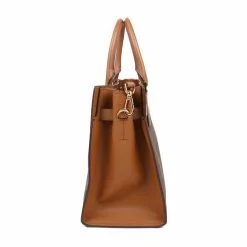 Michael Kors Medium Signature Hamilton 35F1GHMS2B Satchel Bag In Brown Acorn -Michael Kors store online michael kors 4142 0665116 3