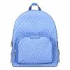 Michael Kors Signature Large 35S2S8TB7B Zip Pocket Backpack In Electric Blue -Michael Kors store online michael kors 4249 8771336 1