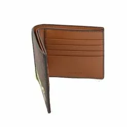 Michael Kors Signature Cooper 36H1LC0F1O Billfold Wallet In Brown Multi -Michael Kors store online michael kors 4274 9491416 3