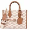 Michael Kors Signature Small Mirella 35S2G7ZC5J Tote Shopper Bag In Luggage Multi -Michael Kors store online michael kors 4284 9074826 1