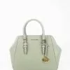 Michael Kors Large Charlotte 35T0GCFS3L Satchel Bag In Army Green