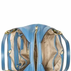 Michael Kors Raven Large Leather Shoulder Bag in South Pacific -Michael Kors store online michael kors 4496 5077606 3