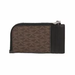 Michael Kors Long Zip 36S0LGFE6B Wallet In Brown Black -Michael Kors store online michael kors 4545 4195195 3