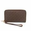 Michael Kors Signature Large Multifunction 35F8GTVW9B Phone Case Wallet In Brown Acorn -Michael Kors store online michael kors 4546 1475516 1