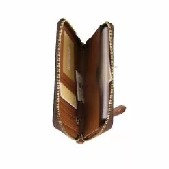 Michael Kors Signature Large Multifunction 35F8GTVW9B Phone Case Wallet In Brown Acorn -Michael Kors store online michael kors 4546 1475516 3