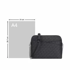 Michael Kors JET SET TRAVEL Medium PVC print shell bag with one shoulder and diagonal shoulder 35F1STVC6B -Michael Kors store online michael kors 4971 1099236 5