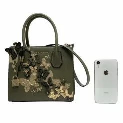 Michael Kors Butterfly Crossbody Bag in Olive Green -Michael Kors store online michael kors 5150 2563506 4