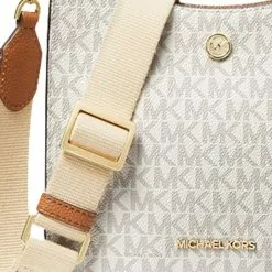 Michael Kors Briley Small Logo Messenger Bag Vanilla 35S1G7BM1B -Michael Kors store online michael kors 5267 1441626 4