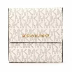 Michael Kors Logo Wallets - 35F8GTVD1B Vanilla/Acrn