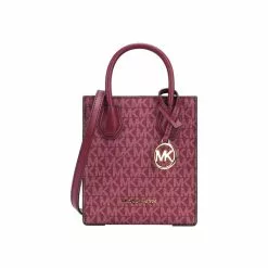 Michael Kors MERCER Super small PVC Presbyterian leather Ladies carry cross-body shopping bag 35T1GM9C0I