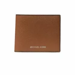Michael Kors Harrison Crossgrain Leather Billfold Wallet With Coin Pocket Luggage 36U9LHRF3L