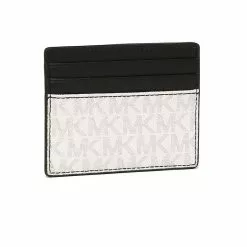 Michael Kors Cooper Tall Card Case In Signature Canvas Bright White 36U9LCRD1B -Michael Kors store online michael kors 5676 0815316 3