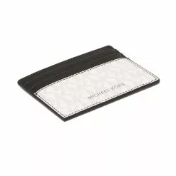 Michael Kors Cooper Tall Card Case In Signature Canvas Bright White 36U9LCRD1B -Michael Kors store online michael kors 5676 0815316 5