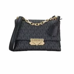 Michael Kors Cece Small Logo Shoulder Bag Black 35F2G0EC5B